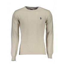 U.S. POLO Herren Slim-Pullover Beige 59252-52626_BEIGE_128, Größe 2XL