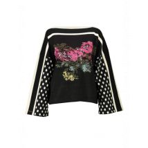 BLUGIRL Glamour Bluse mit U-Boot-Ausschnitt, Größe S