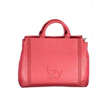 BYBLOS Rote Lederhandtasche mit Tragegriffen und Schulterrie, Größe UNI