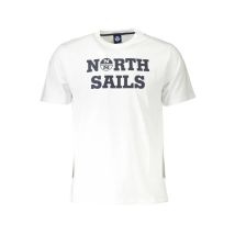 North Sails Herren T-Shirt Weiß 902503-000_BIANCO_0101, Größe XL