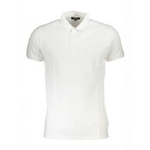 Cavalli Class Herren Kurzarm-Poloshirt Weiß QXT64U-KB002_BIANCO_00053, Größe 2XL