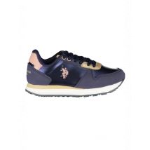 US Polo Assn Nobik Sneaker Schwarz Pink Tan, Größe 27