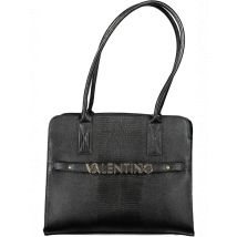 Valentino Elegance Eco Leder Tasche Schwarz, Größe UNI