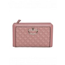 Lamarthe Frühjahr/Sommer Damen Leder Geldbörse Rosa mit Zipp