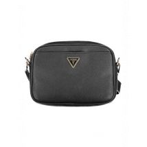 Guess Urban Chic Schultertasche Schwarz Leder, Größe UNI