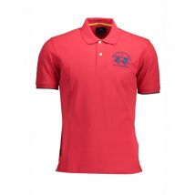 La Martina Klassik Polo Rot Regular Fit, Größe L