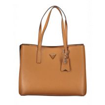 GUESS JEANS GUESS Jeans Meridian Cognac Handtasche – Stilvol, Größe UNI
