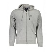 La Martina Kapuzenpullover Grau Langarm, Größe M