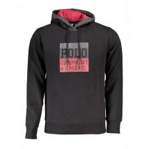 U.S. GRAND POLO Herren HOODIE Schwarz USF901_NENERO, Größe XL