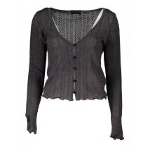 GUESS JEANS Eleganter GUESS Langarm-Cardigan aus Bio-Baumwol, Größe XS