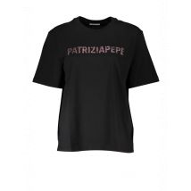 Patrizia Pepe Damen T-SHIRT Schwarz 2M4389J089_NEK103, Größe XS