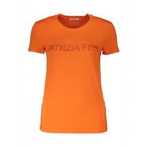 Patrizia Pepe Damen T-SHIRT Orange CM1419J013_ARR825, Größe S