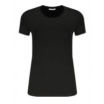 Patrizia Pepe Damen T-SHIRT Schwarz CM1419J013_NEK374, Größe S