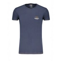 AERONAUTICA MILITARE Kontrast T-Shirt mit Logo und Druck, Größe M