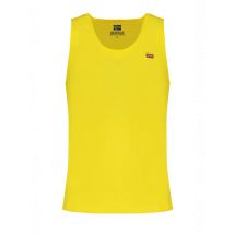 Breites Schulter Tanktop mit Stickerei Logo, Größe XL