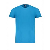 Logo T-Shirt Kurzarm Rundhals Stickerei, Größe M
