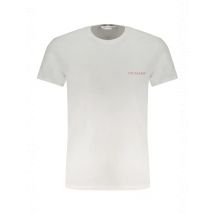 Trussardi Logo TShirt mit Rundhals und Print in Weiß, Größe 2XL