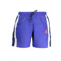 Badeboxer mit Slip und Taschen - Elastikbund und Print, Größe M