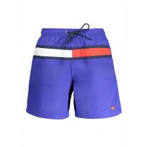 Schwimmshorts mit Innenslip und Taschen - Blau, Größe M