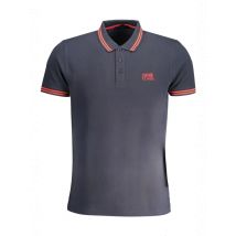 Poloshirt mit Kontrastdetails und Sticklogo, Größe L