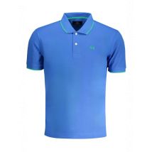 Kontrast Poloshirt Regular Fit Kurze Ärmel Stickerei Logo, Größe S