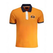 Kontrast Polo Slim Fit mit Sticklogo, Größe S