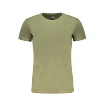 AERONAUTICA MILITARE Kontrast T-Shirt Kurzarm Rundhals Logo, Größe M