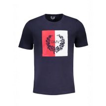 GIAN MARCO VENTURI Kurzarm Shirt Rundhals Logo Aufdruck AU01, Größe L