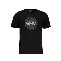 Kurzarm Tshirt Rundhals Logo Schwarz DANILO, Größe 2XL