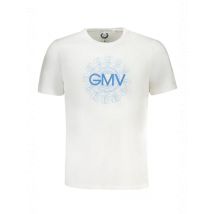 Kurzes Tshirt mit Aufdruck und Logo, Größe M