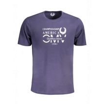 GIAN MARCO VENTURI Italienisches Logo TShirt mit Rundhalsaus, Größe L