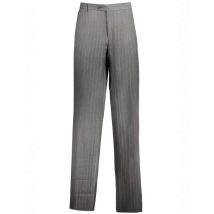 GIANFRANCO FERRÈ Streifenhose mit Taschen und Logo, Größe 48