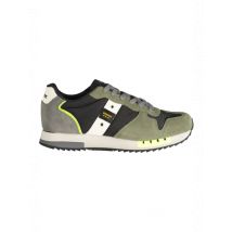 Sportschuh mit Kontrastdetails und Logo, Größe 43