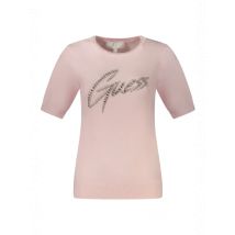Glitzer-Pullover mit Kontrastdetails und Logo, Größe M