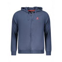 U.S. GRAND POLO Navy Kapuzensweatshirt mit Reißverschluss un, Größe XL