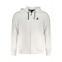 U.S. GRAND POLO Gebürstetes Kapuzensweatshirt mit Reißversch, Größe M