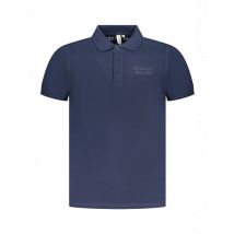 ACCADEMIA MILITARE Kurzarm-Poloshirt Akademie 3 Knöpfe Logo, Größe S