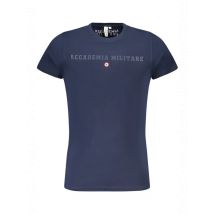 ACCADEMIA MILITARE Akademie Kurzarmshirt Rundhals Logo TShir, Größe S