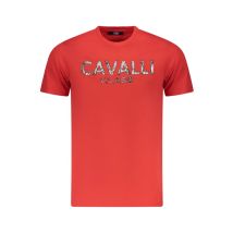 Cavalli Class Herren KURZARM-T-SHIRT Rot TXT61GJD060_RO02000, Größe L