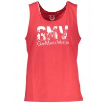 Gian Marco Venturi Rotes Logotanktop Hemden, Größe M