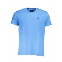 LA MARTINA Herren KURZARM-T-SHIRT Hellblau XMR010JS206_F3AF089_AZZURRO070, Größe XL