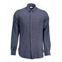 U.S. POLO US Polo Hemd Normale Passform Franz Kragen Sticker, Größe XL