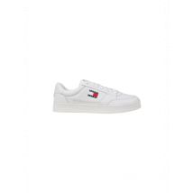 Tommy Hilfiger Leder Sneaker Beige Herren Herbst Winter, Größe 41