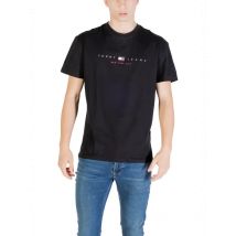 Tommy Hilfiger Herbst TShirt Schwarz BioBaumwolle 488050, Größe S