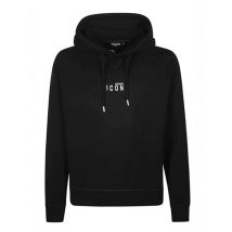 Dsquared Herren Fleece Hoodie Schwarz Herbst Winter Sweatshi, Größe XS