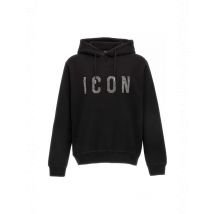 Dsquared Herren Fleece Schwarz 487221, Größe XS