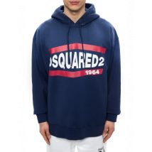 Dsquared Herren Fleece Blau 487202, Größe M