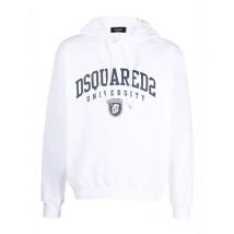 Dsquared Herren Fleece Weiß 487231, Größe XS