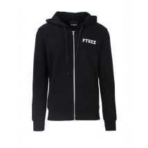 Pyrex Herren Fleece Hoodie Schwarz, Größe XS