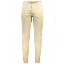 HARMONT &amp| BLAINE Beige Stickerei Hose mit Logo und Tasch, Größe 54